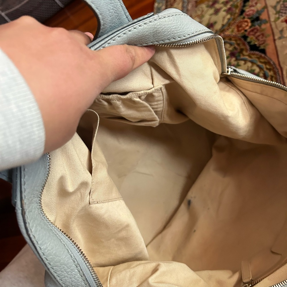Givenchy Powder Blue Leather Nightingale Large Tote Purse - Picture 10 of 16